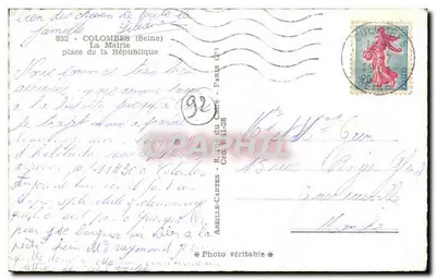 Hôtel de Ville w Colomiers — Republika Francuska — Rewers