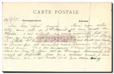 Bois-Colombes - O Mercado, fachada principal — B. F., Paris, n° 57 — Verso