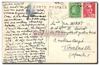 Colombes — Katedra Świętej Marii z Wzgórz — Rue du Souvenir — Rewers