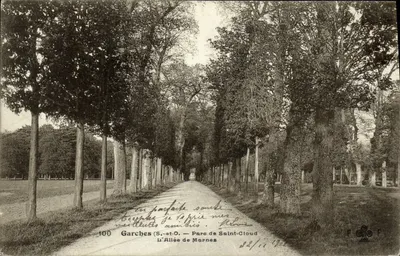 Garches (S.-et-O.) — Parque de Saint-Cloud — A Avenida das Marnes — n°100