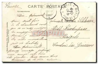 Garches (S.-et-O.) — Parque de Saint-Cloud — A Avenida das Marnes — n°100 — Verso