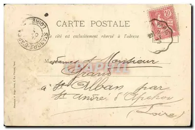 Darches (Isère) — Instituto Pasteur — fototipia A. Bruger, Darches — Verso