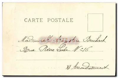 Garches — A Rio de Villeneuve — A. D. Paris — N°13 — Verso
