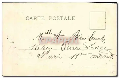 Garches — Casa do Guarda — A.D. Paris — 11 — Verso