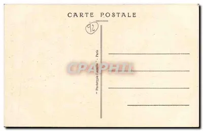 Święta Jeanne d'Arc z Gennevilliers — figura autorstwa Gaumont, rzeźbiarza — Rewers