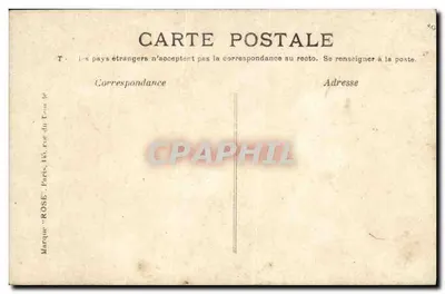 空中輸送 — Odier Vendôme が双発機に乗って乗客を乗せ、1909年9月7日にイッシー＝レ＝モリノー＝ア＝パリ — ロゼマーク、パリ — 裏面