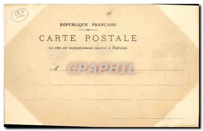 Asnières — O ponte do caminho de ferro — J. L. Édit. Paris, N° 49 — Verso