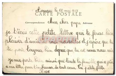 Asnières - La Poste, vue prise de l'Hôtel-de-Ville — éditeur B. F., PARIS — Reverso