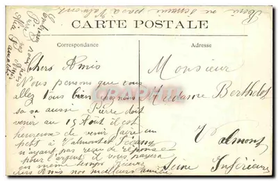 Asnières-Clichy — Cemitério dos Cães — Avenida Principal — Editor Asnières — Verso