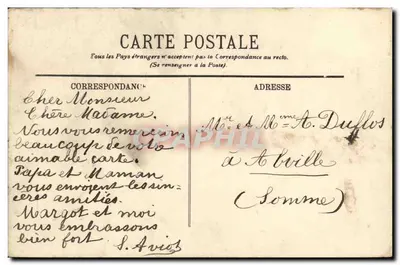 Asnières — Wnętrze Cmentarza dla Psów — LL. nr 45 — Rewers