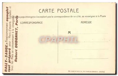Asnières - A Igreja de Santa Geneviève — H. S. Asnières, n°38 — Verso