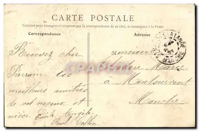Asnières - Hôtel de Ville — éditeur B.F. Paris, n°23 — Verso