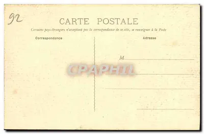 Asnières - Château Pouget — Edição P. Langlade, livreiro, 2, Avenue Pereire — Verso