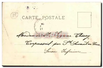Levallois-Perret — Hospice Anglais — A.D. Paris, 7 — Verso