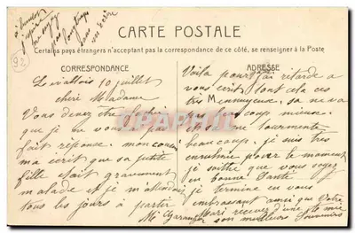 Levallois-Perret — La Maison de Retraite, fondation Greffulhe — n°38 — Verso