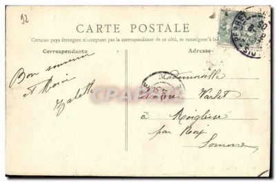 Levallois-Perret — L'Hôtel de Ville — Lhulllier, édite, Levallois — Verso