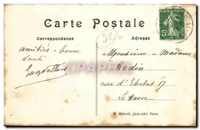Levallois-Perret — Ogród Miejski i kioski muzyczne — E.M. n°4091 — Rewers