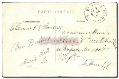 Clamart-Meudon — Obiad przy jeziorze Trivaux — Wyd. Guscord — Rewers