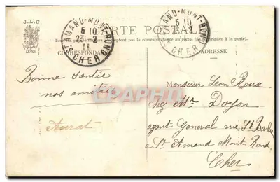 Meudon Floresta — Lago de Trivaux — J.L.C., n°13 — Verso