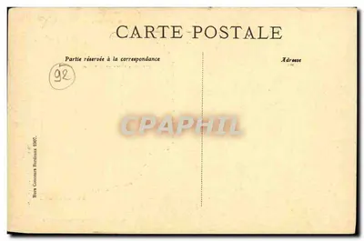 Zamek Meudon — Kolekcja Historyczna Zamek Francji — Cartolina, L. M., Paryż — nr 48 — Rewers