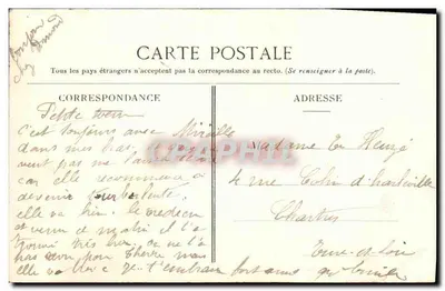 Meudon — A nova Prefeitura — Recolhimento Municipal — Verso