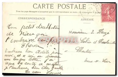 Meudon — Rue de la République — Verlag unbekannt, Seriennummer nicht sichtbar — Rückseite