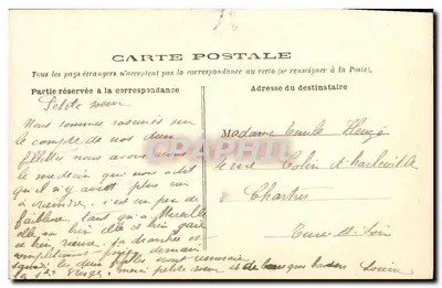 Meudon — rua comercial com café-restaurante Rabelat e farmácia — A.D. Paris - 31 - Meudon — Verso