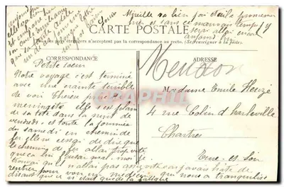 Floresta de Meudon — Estabelecimento Central de Aérostato. Avenida de Trivaux. — Verso