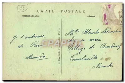 Montrouge — Grande Rue — Éditeur E. M. — Verso