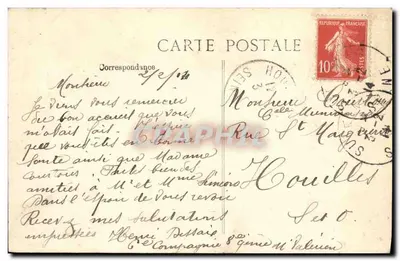 Fort du Mont-Valérien — Posterunek policji — Zbiór Oudot — Rewers