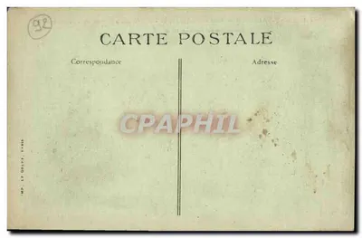 Fort do Mont-Valérien — Castelo Forbin-Janson — Residência do Comandante de Lochner em 1870 — Verso