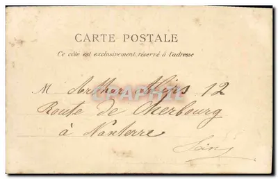 Nanterre (S.-et-O) — O poço e a Gruta Santa Geneviève — A. BOURDIER, Imp.-Édit. Versailles — Verso