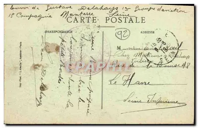 Nanterre — Brzegi Seiny — L'Abeille - Asnières — Rewers