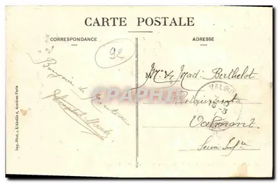 Nanterre — Baseny Spółki Wodnej na Mont-Valérien — L'Abellie, Annières — Rewers