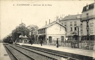 Nanterre — Innenansicht der Station — Verlag C.D. Nr. 6