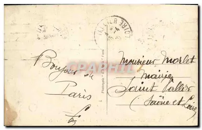 Neuilly-sur-Seine — Amerykański Szpital — Wejście — Rewers