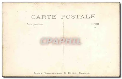 Hôtel de la Croix Blanche — Sceaux — R. Duvau, Colombes — Verso