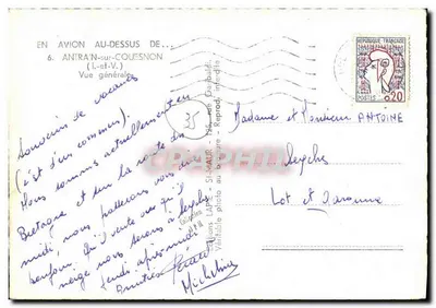 Antraigues-sur-Couesnon — Vista general — Ediciones Lapeyre — Reverso