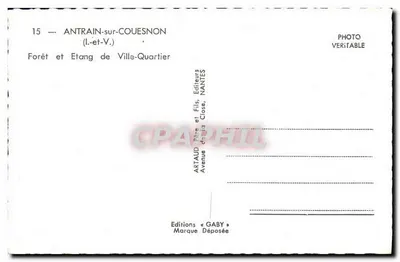 Antrain-sur-Couesnon — Bos en Plas van Ville-Quartier — Edities Gaby — Achterkant