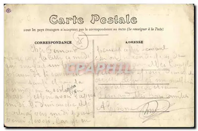 Argentré-du-Plessis — Zamek Plessis i wejście — H. Bays, Tours, wyd. nr 3319 — Rewers