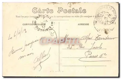 Bazouges-la-Pérouse (Il-et-V.) — Jezioro zamku La Ballue — T. Mary Rynssehère, wyd. 4108 — Rewers