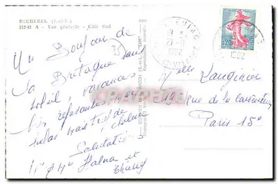 Becherel — Widok ogólny — Strona południowa — Wydawnictwo M. M. Cim — Rewers