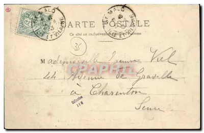 Zamek Caradeuc (Bécherel) — Stara rezydencja Prokuratora Generalnego La Chalotais — W. L. w Rennes — Rewers