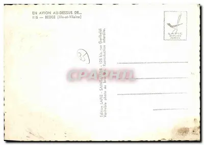 Bedée — Recuerdo de... — Edición Lapie — Reverso