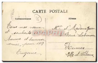 Bédée (I.-et-V.) - Droga do Montfort — Wyd. Mary-Rousselière, Rennes, nr 2364 — Rewers