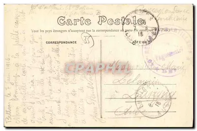 Betton (I.-et-V.) — Aankomst in Thorigné en overweg — E. Mary Roussenere uitgever Rennes — Achterkant