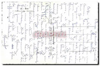 ओरमोअ के किला — ब्रुज — एड. मेनिन, 27, एवेन्यू डू मेल - रेन्स 054 — पीछे