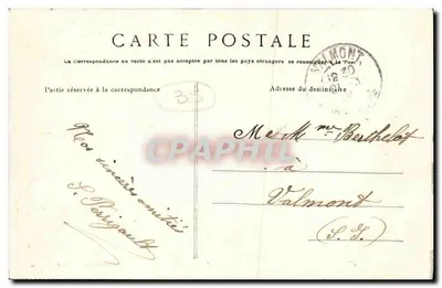 Costa de Émeraude — A Ponte das Ostras em Cancale — G.F. n°2332 — Verso