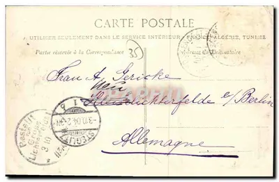 Cancale — Ritorno della Pesca G.F. — Cartolina postale n°3217, Costa d'Emeraude — Verso