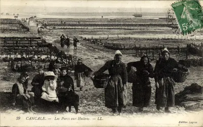 Cancale — Les Parcs aux Huitres — Édition Legros, n°39